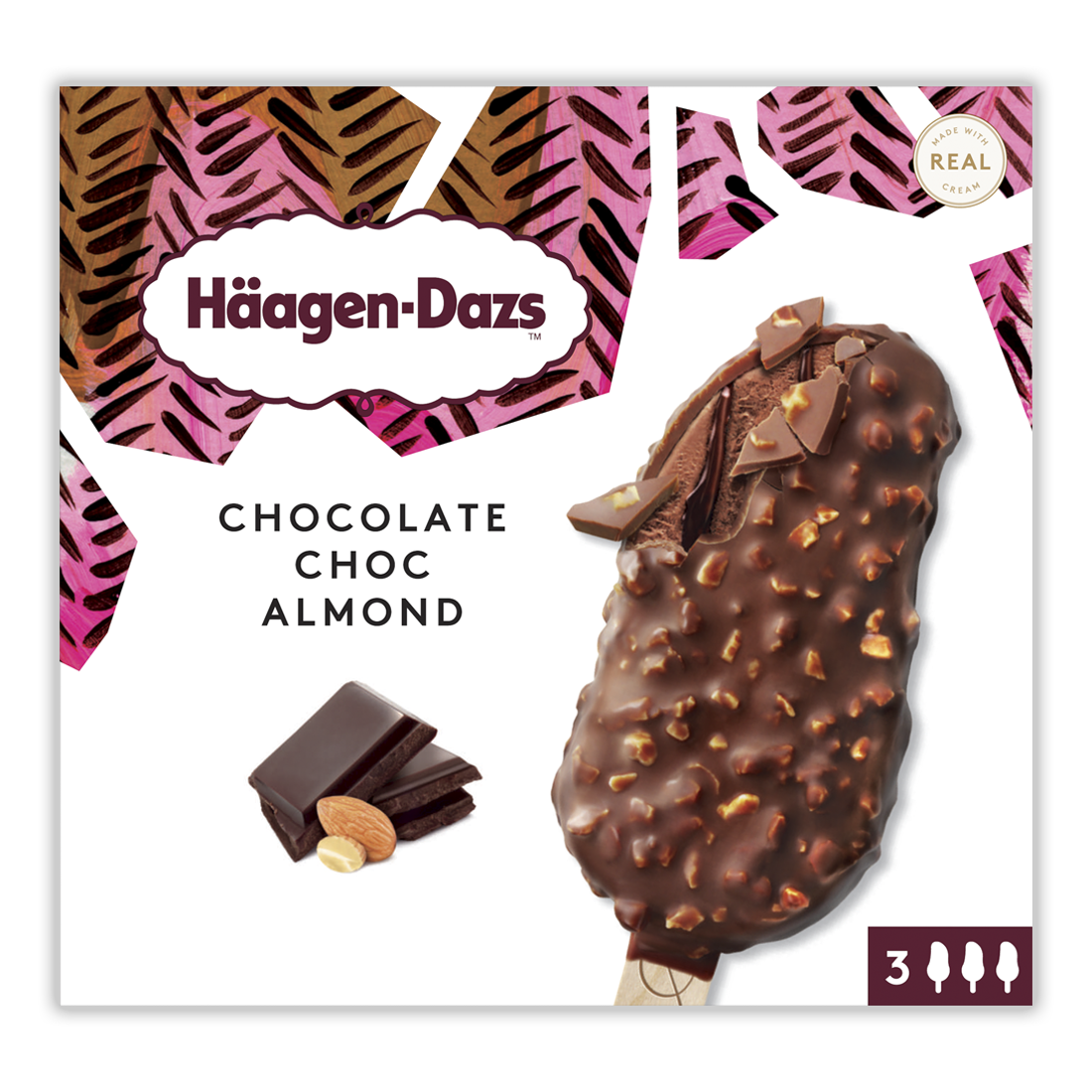 Chocolate Choc Almond Stickbar Multipack